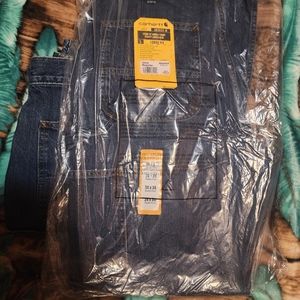 Carhartt Mens Loose fit, Double front, utility Logger jean size 34x34